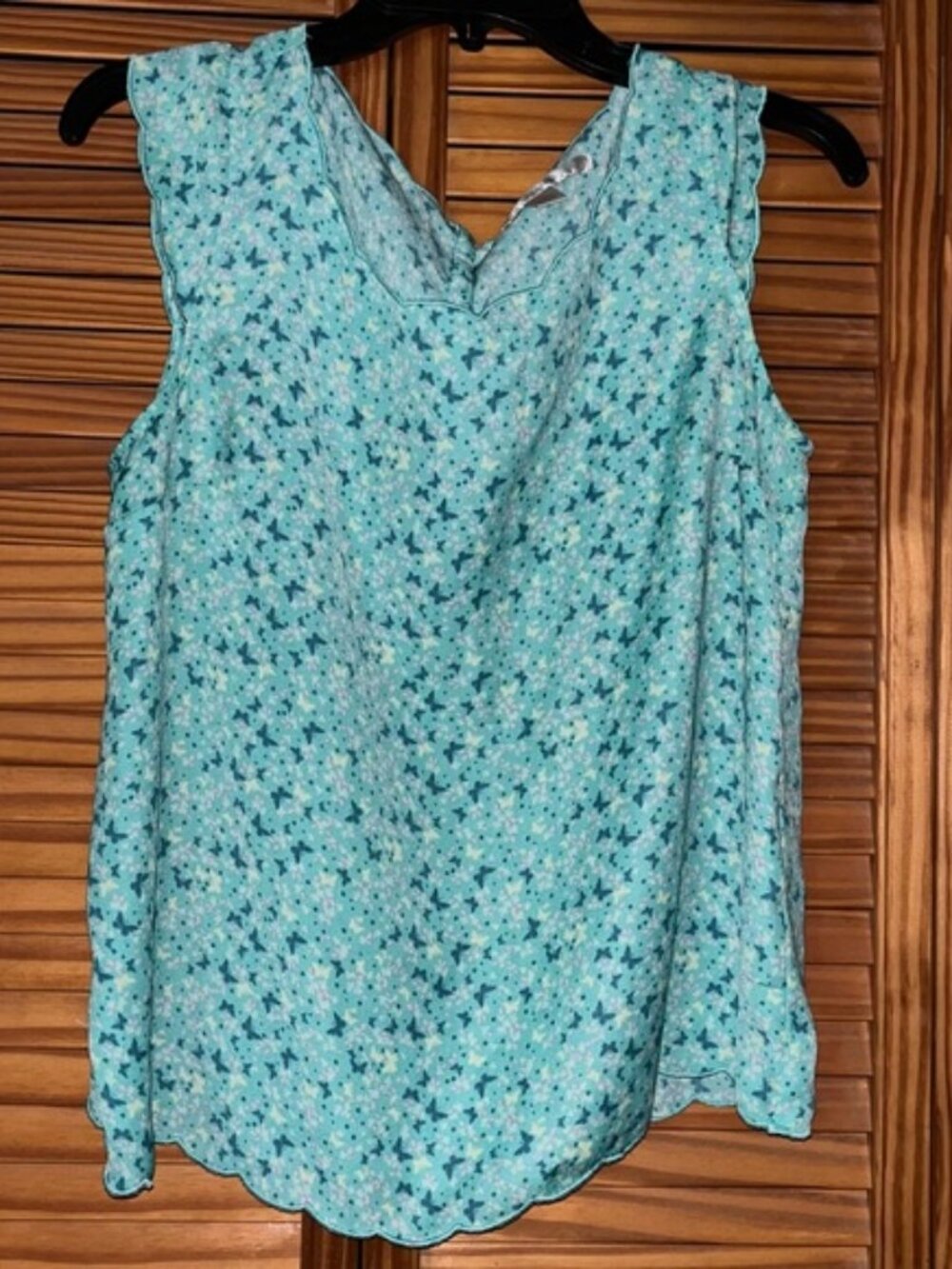 LC Lauren Conrad‎ Butterfly Print Sleeveless Top Size Medium